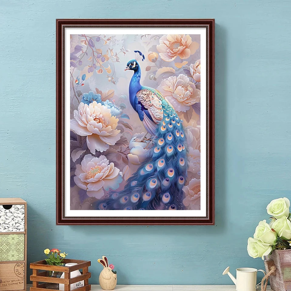 Peacock Diamond Art Kit