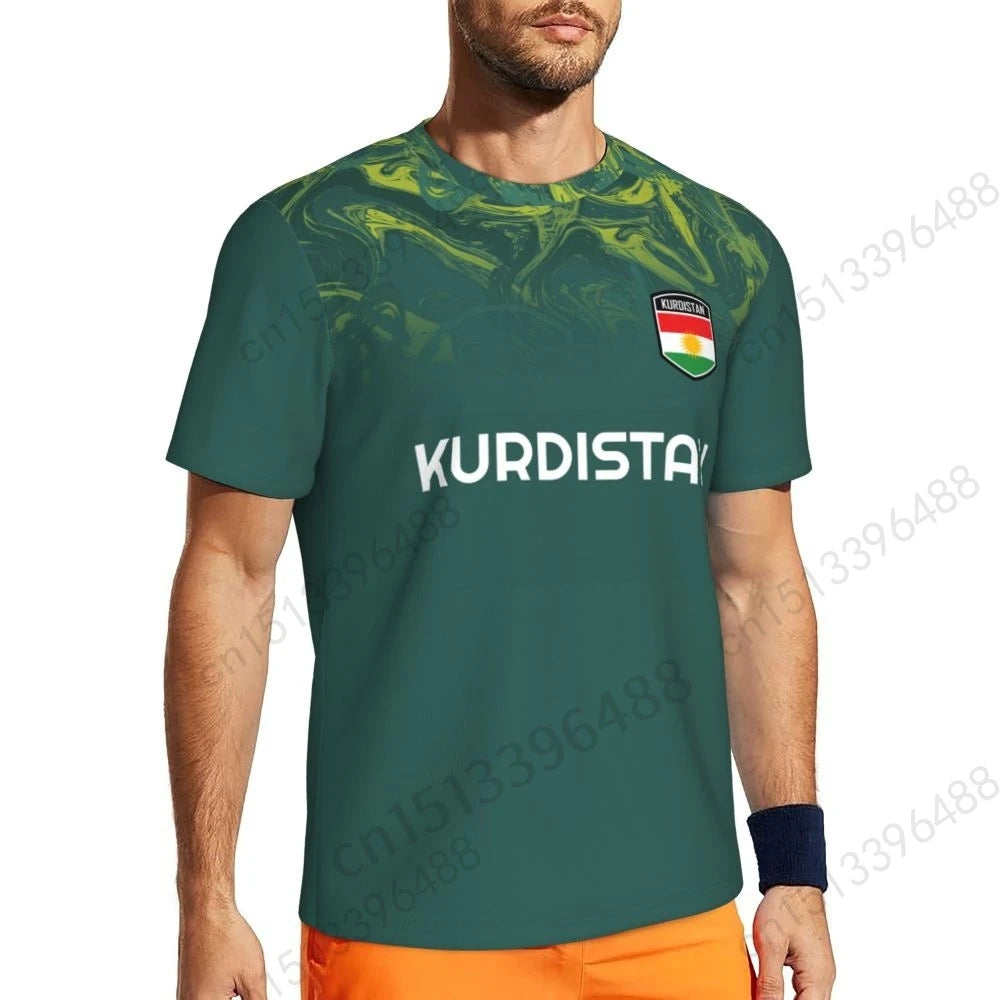 Kurdistan Flag 3D Printed T Shirt