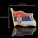 Serbia Flag Pin