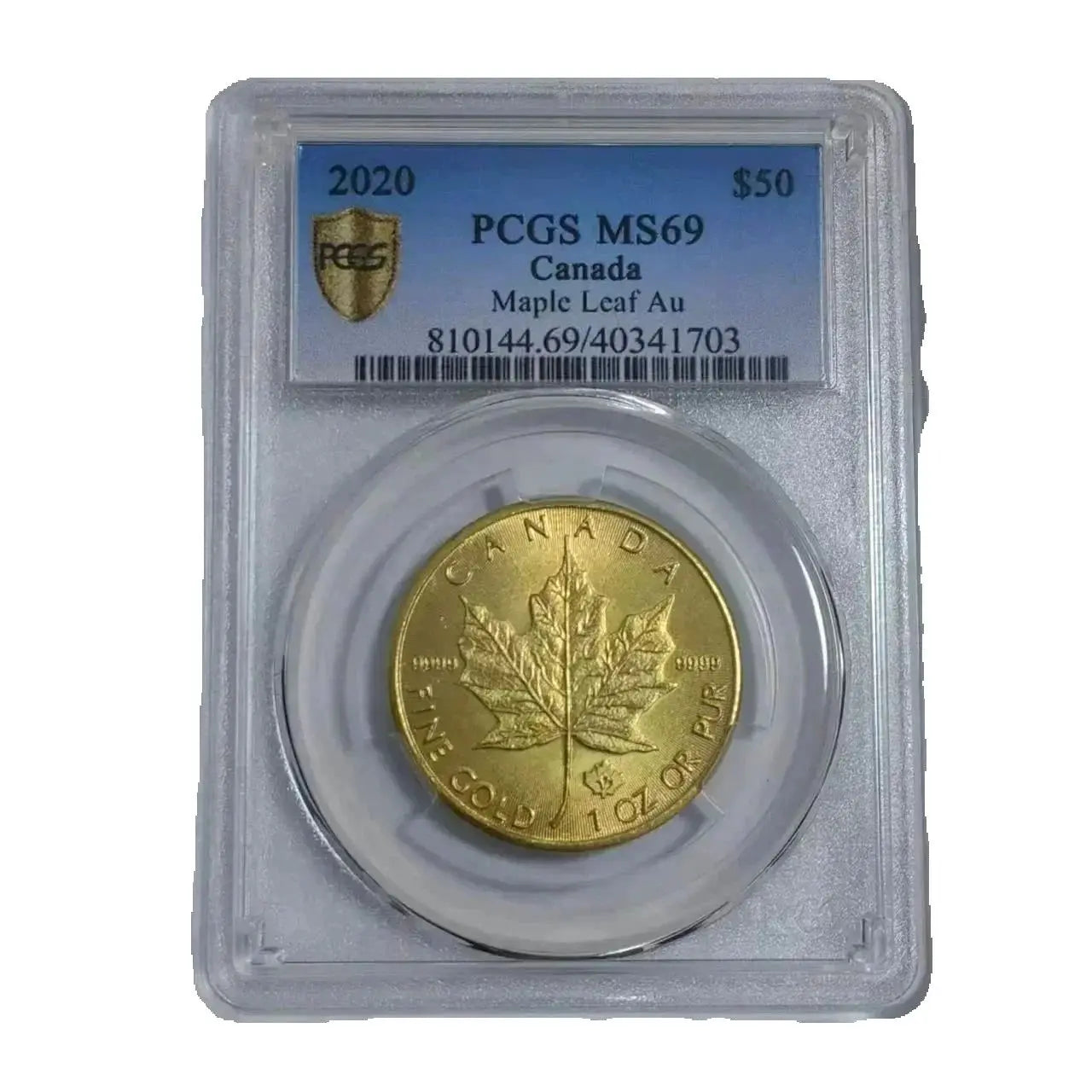 2020 Canada $50 Coin - 24k Gold Plated Tungsten Coins - High Quality Sealed Collection Coin - No Magnetic