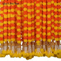 Artificial Marigold Flowers Day of The Dead, and Diwali Home Decor