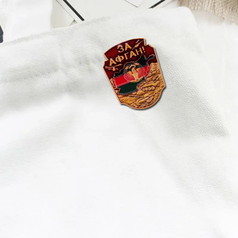 Afghan Enamel pin
