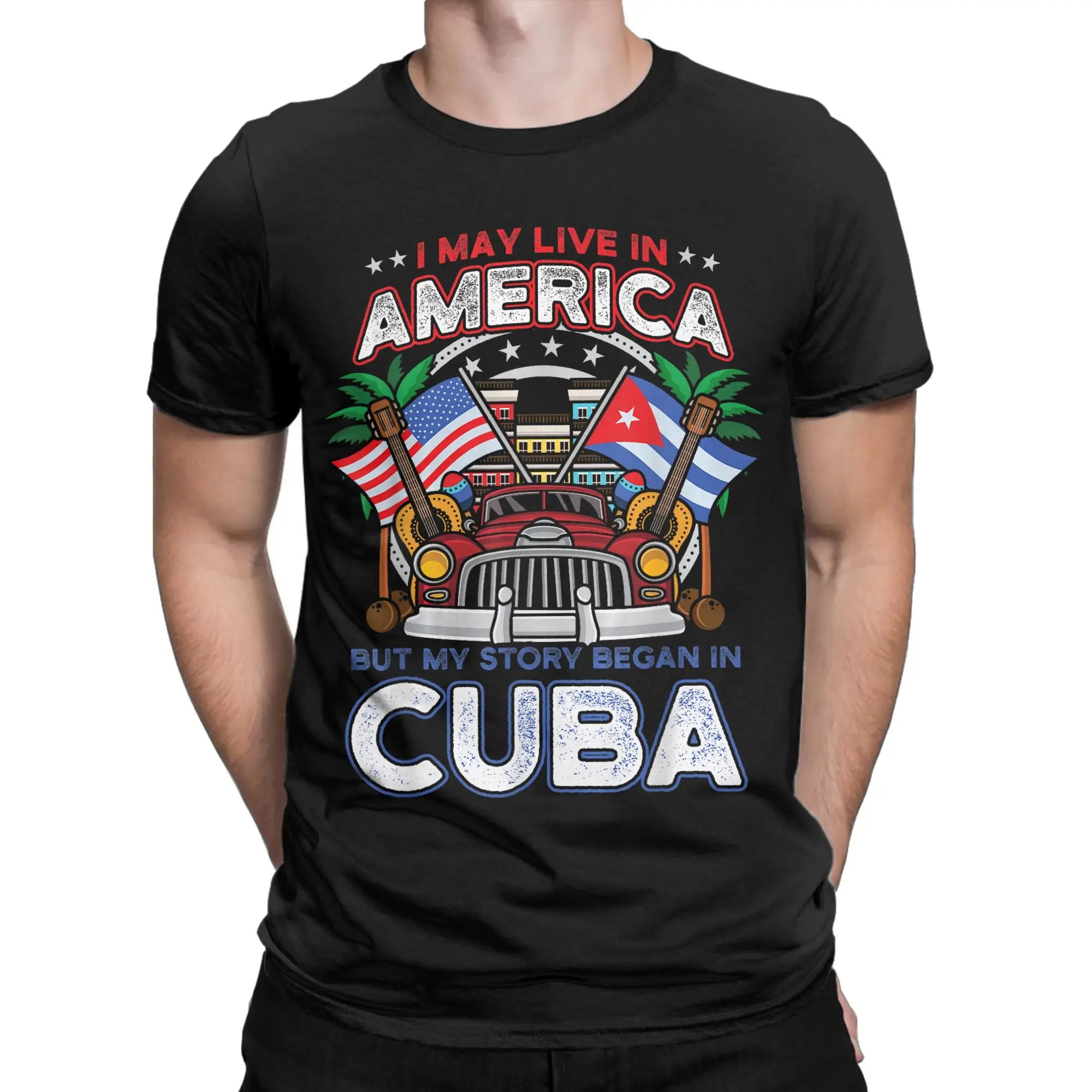 Cubanita Cuban Cuba Flag Hispanic Heritage T Shirt