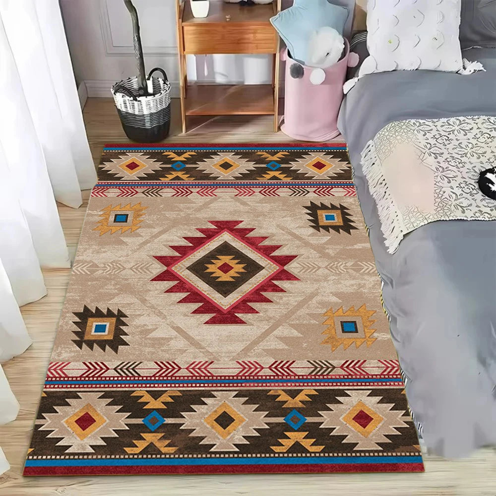 Southwestern Native Aztec Carpets for Room Decoration