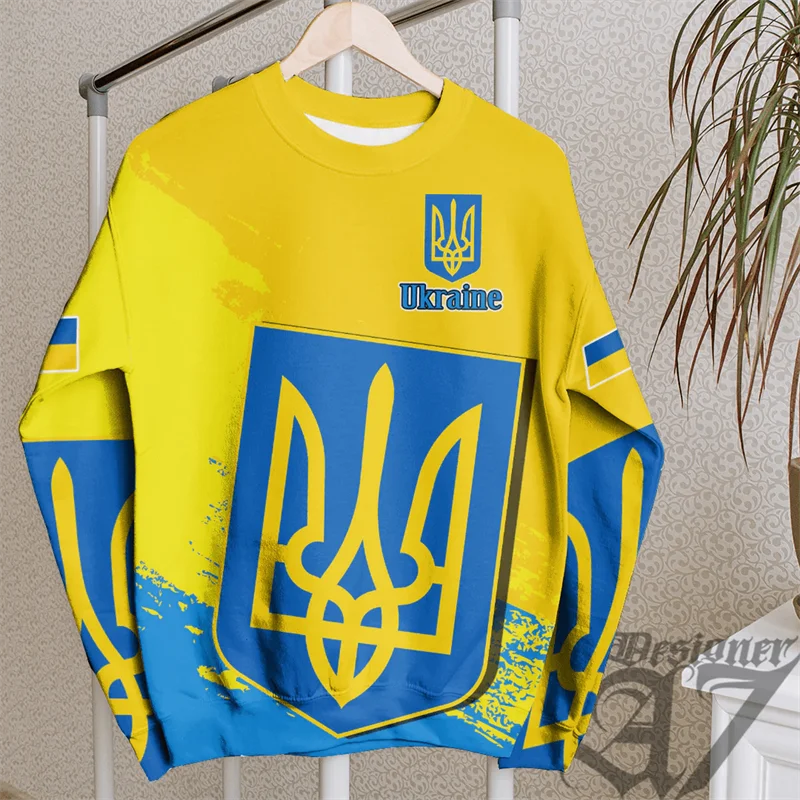 Ukraine Flag 3d Printed Sweatshirts