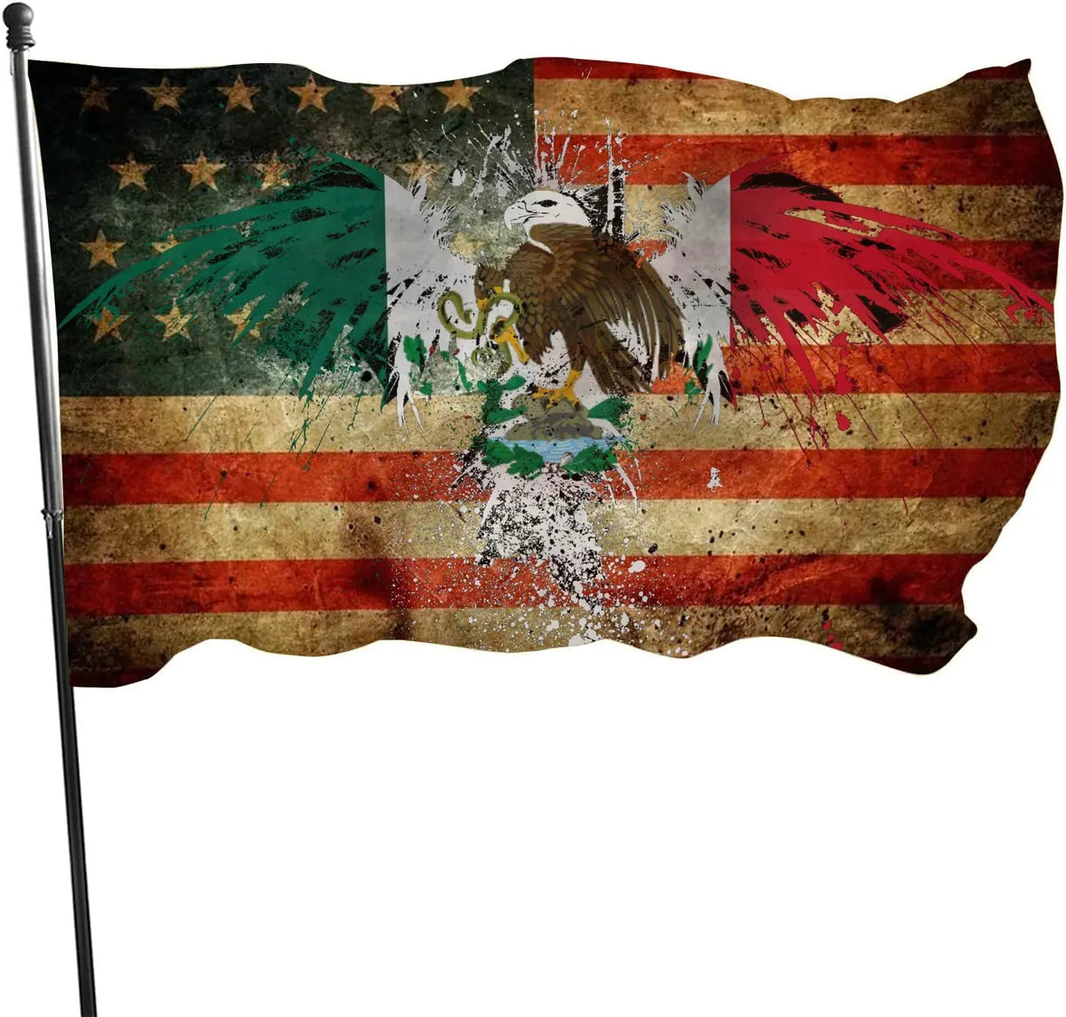 Mexico-US Friendship Flag