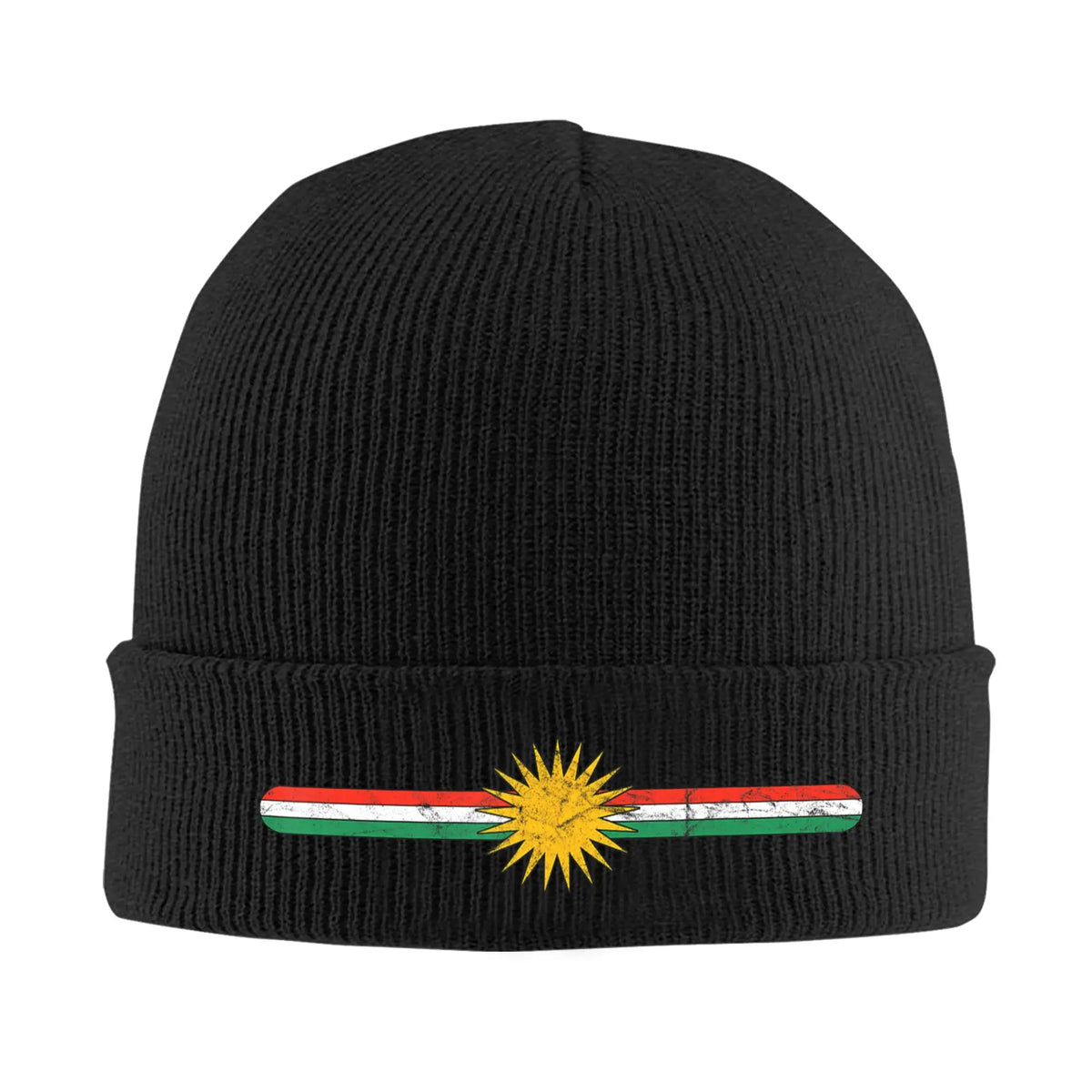 Sun Flag Knitted Caps