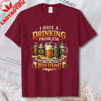 Drinking Problem Beer T-Shirt German Beer Lover Oktoberfest