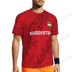 Kurdistan Flag 3D Printed T Shirt