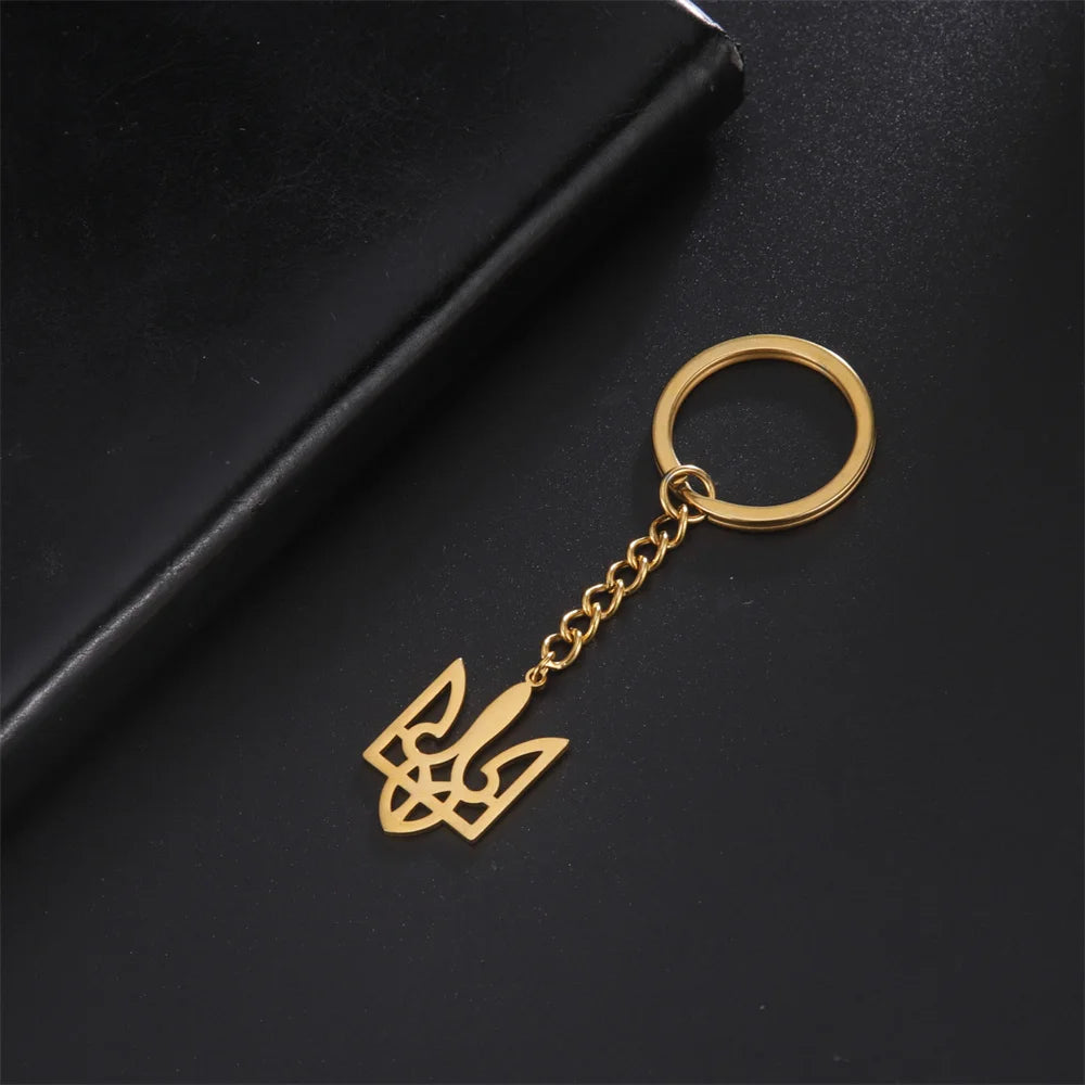 National Symbols Of Ukraine Keychain