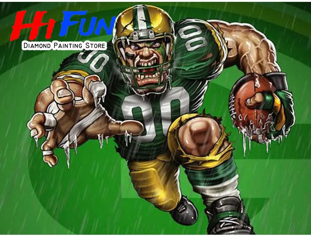 DIY Diamond Painting Football Team