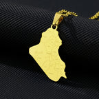 Iraq Map Pendant