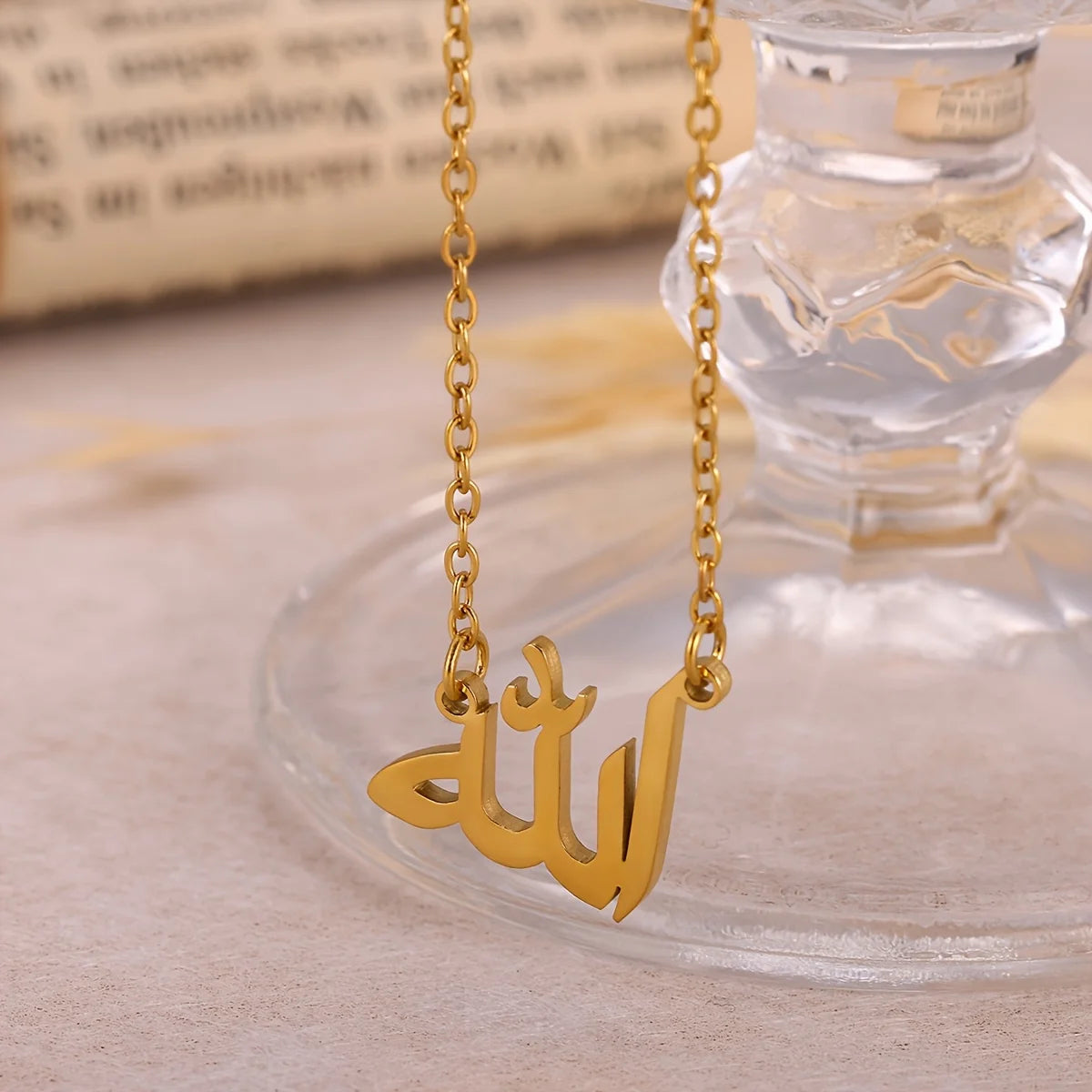 Allah Heart Necklace