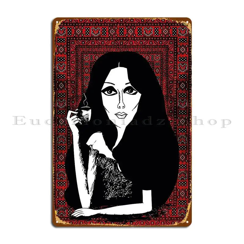 Fairouz Portrait Metal Sign