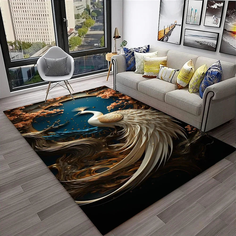 Peacock Rug Doormat