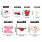 Jesus Love Me Collected Enamel Pins