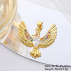 Gold Plated Handmade Colorful Star Of David Charms