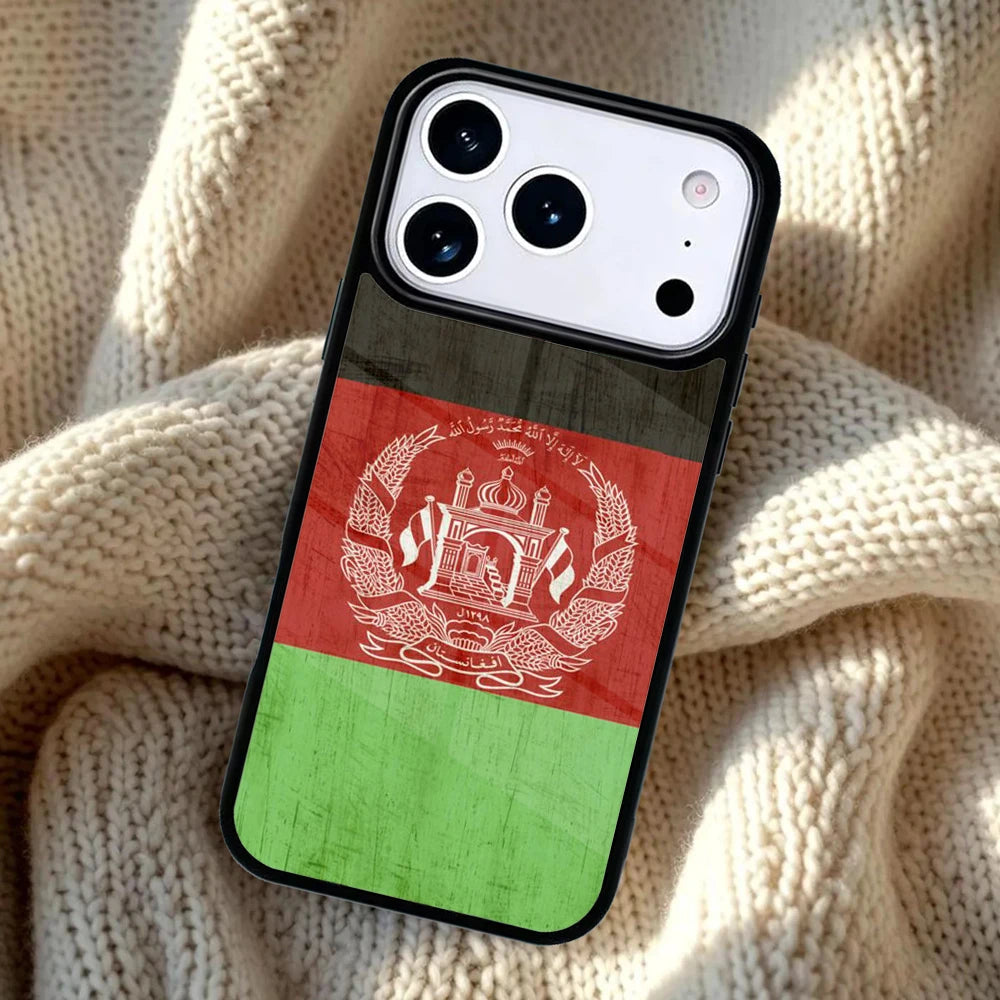 Afghan Flag Pattern Phone Case For iPhone