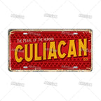 Artisian MEXICO License Plate