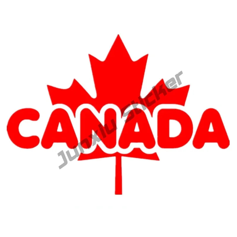 Canada Flag Sticker Map Skull Stickers Canadian Vinyl Decal Canada Maple Car Motorcycle Logo Decal Laptop Phone Tablet PVC Decor