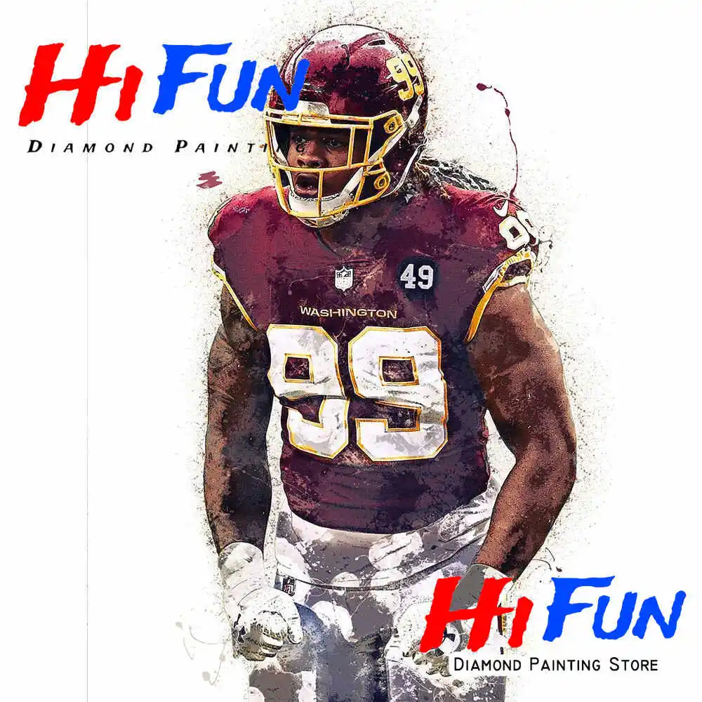 American Football Athlete Portraits