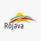 Kurdistan Flag Map Car Stickers