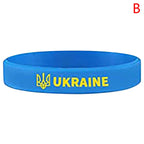 Ukraine Country Flags Wristband