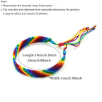 Trendy LGBTQ Braided Rope Bracelet