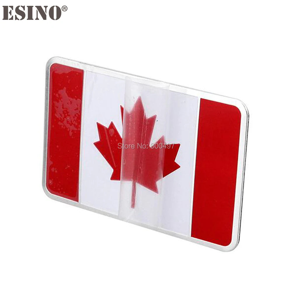 Canada National Flag 3D Metal