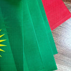 Kurdistan Waving Hand Flag
