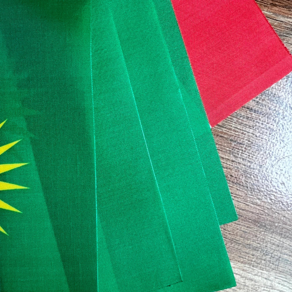 Kurdistan Waving Hand Flag
