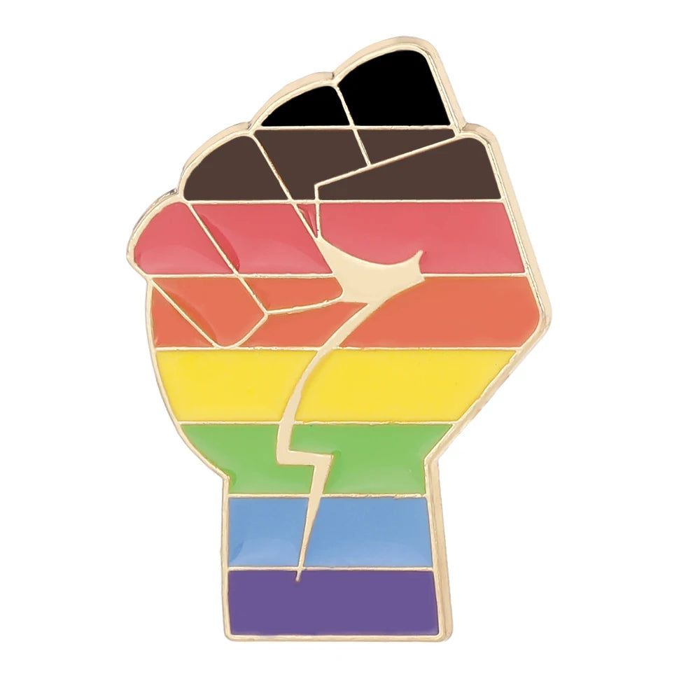 Rainbow Theme Design Love Enamel Brooches Pride To LGBTQ