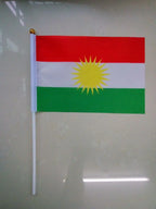 Kurdish hand flag