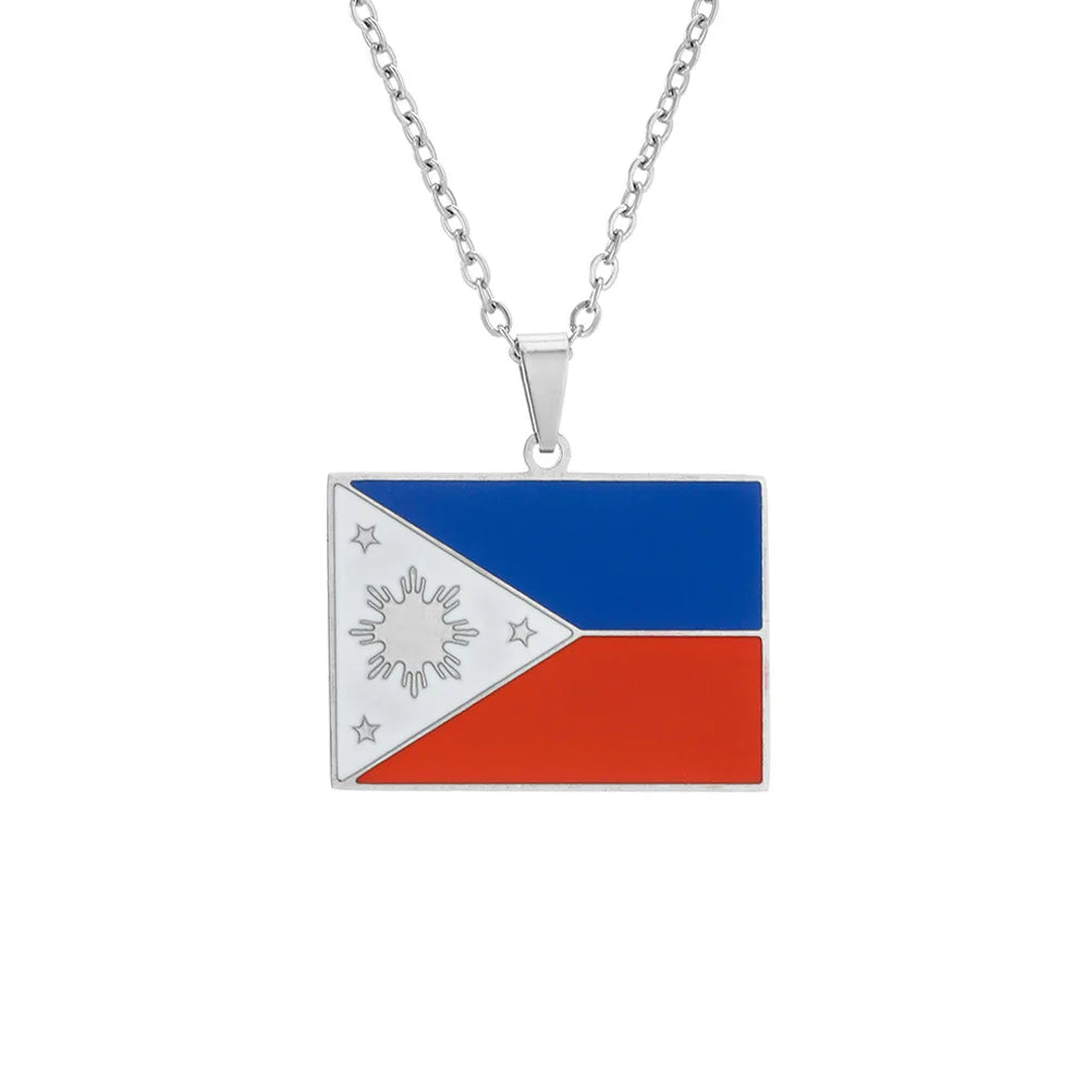 Philippine Flag Necklace