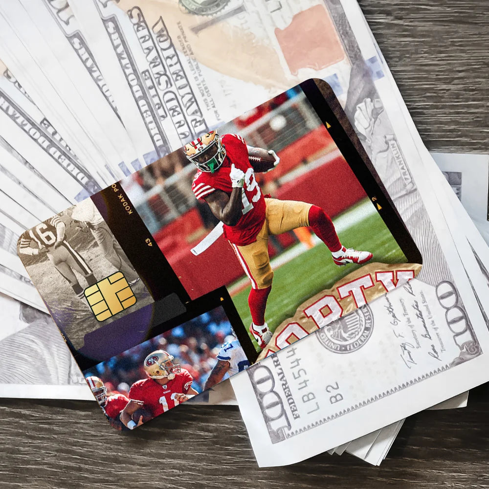 San Francisco 4-49ers NFLS Anti-Scratch Card Sticker