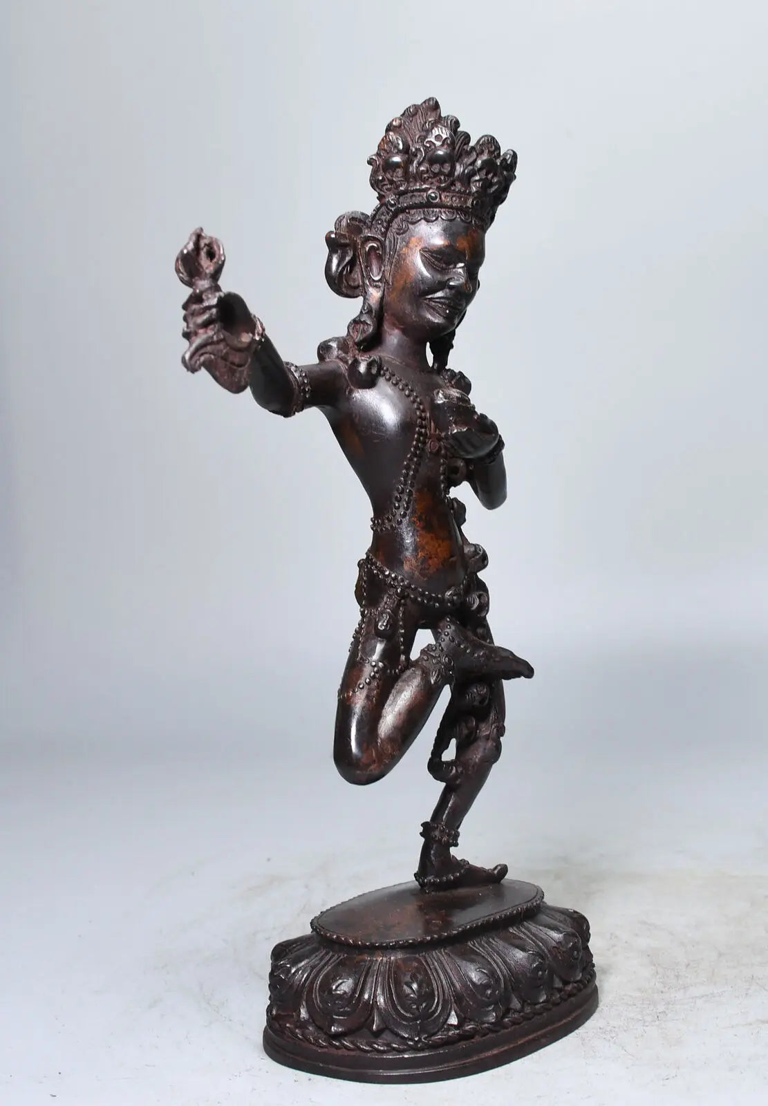 Buddhism Bronze Vajravarahi Dakini Statue