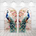 Peacock Floral wall Decor Backdrop