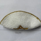 David Star Kippah Handmade Wire Cap Hanukkah Hat