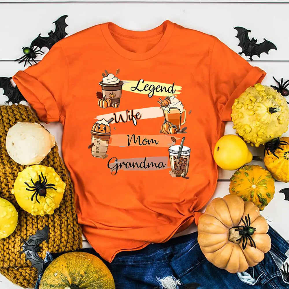 Legend Wife Mom Grandma Fall Shirt