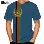Afghanistan Flag Casual T-shirts