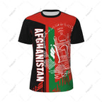 Afghanistan Flag Men Sports T-shirt
