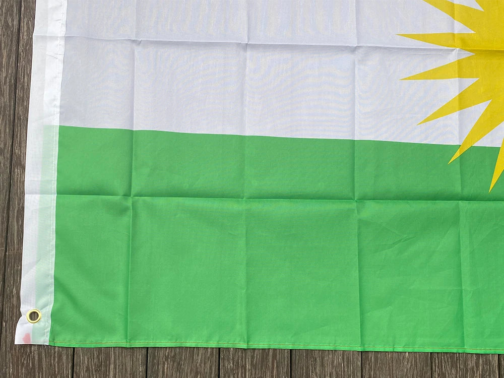 xvggdg 90*150 سم علم كردستان علم كردي معلق من البوليستر وعلم كردستان واللافتات
