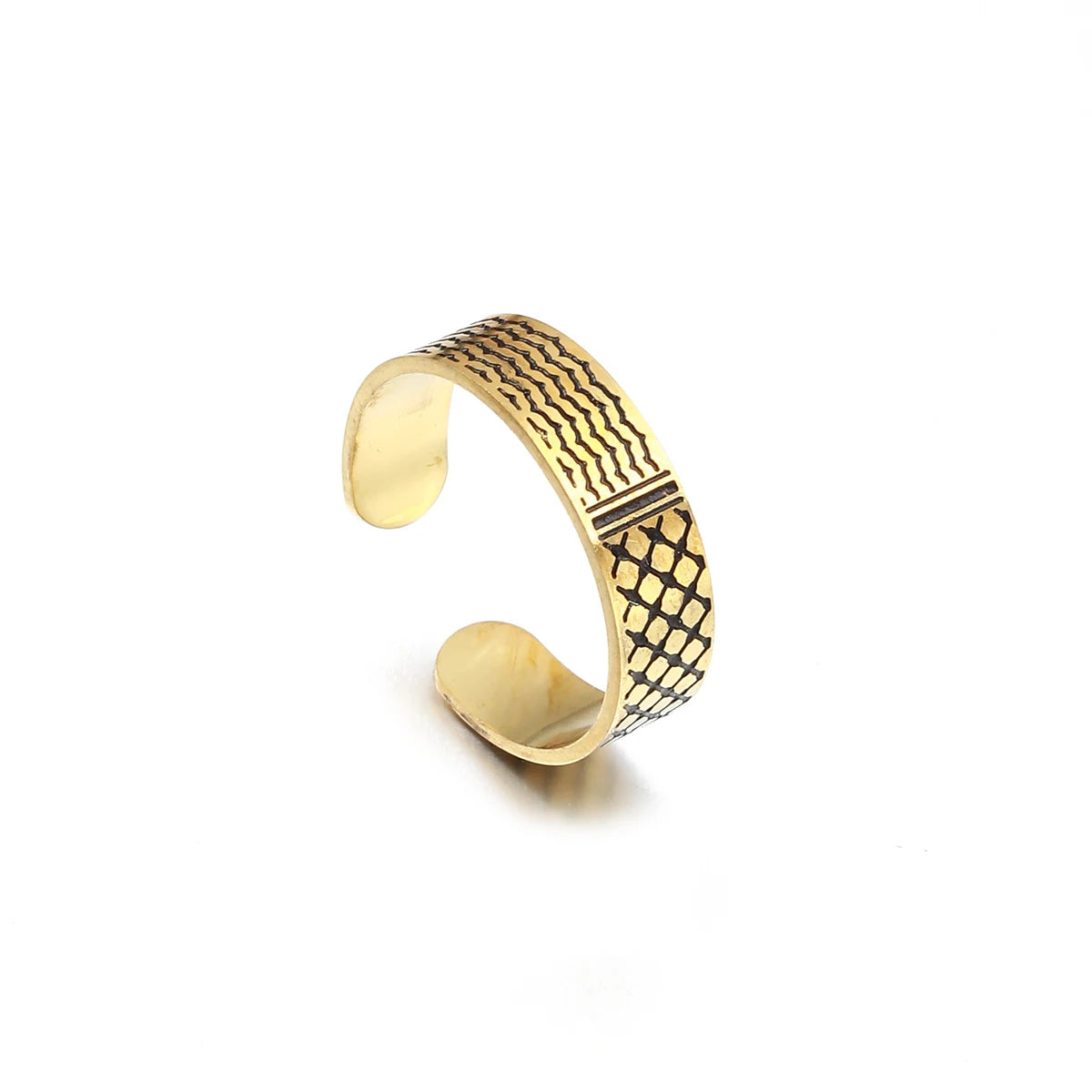 Stainless Steel Arabic Ring Jewelry