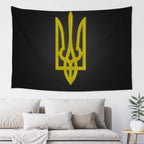 Ukraine Trident Flag Banners