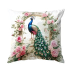 Elegant Peacock Cushions Pillowcase
