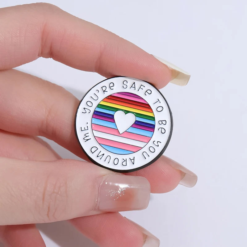 LGBTQ Pride Brooch Enamel Pins