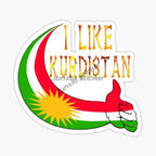 Kurdistan Flag Car Stickers