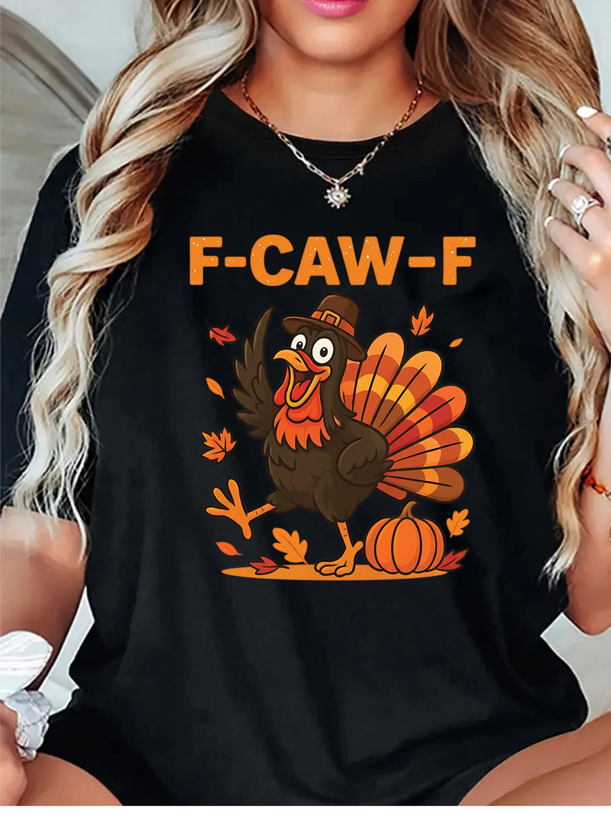 Thanksgiving Turkey Pilgrim Hat Graphic T Shirt