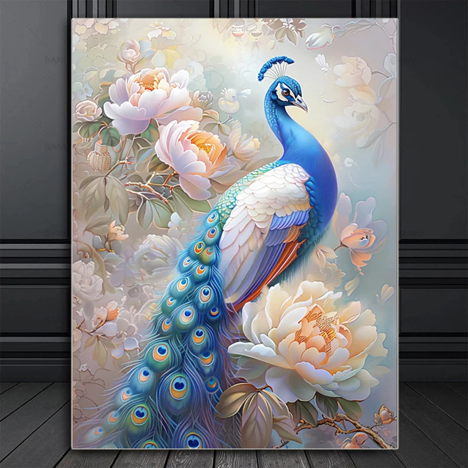 Peacock Diamond Art Kit