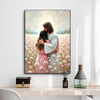 Jesus With Woman Christian Posters Savior